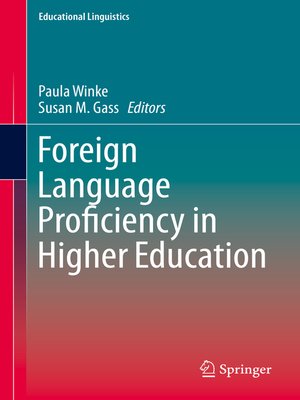 cover image of Foreign Language Proficiency in Higher Education